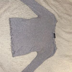 Gray scallop brandy top